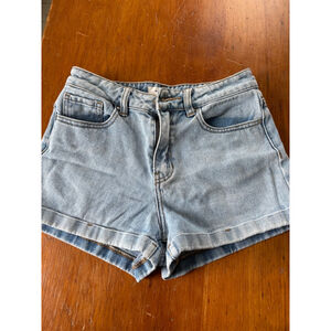 Pacsun Denim light wash mom Shorts womens Size S